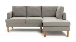 Habitat Joshua Self Assembly Right Hand Corner Sofa – Grey -Sofa Discount Store 1185601 R Z002A