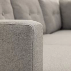 Habitat Joshua Self Assembly Right Hand Corner Sofa – Grey -Sofa Discount Store 1185601 R Z008A