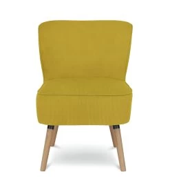 Habitat Eppy Fabric Accent Chair - Yellow