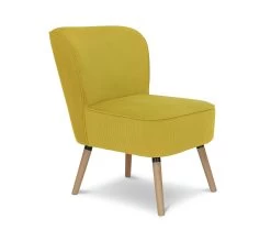 Habitat Eppy Fabric Accent Chair - Yellow -Sofa Discount Store 1232592 R Z004A