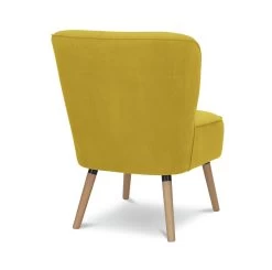 Habitat Eppy Fabric Accent Chair - Yellow -Sofa Discount Store 1232592 R Z005A