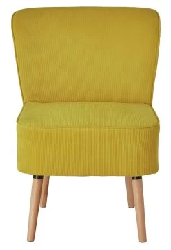 Habitat Eppy Fabric Accent Chair - Yellow -Sofa Discount Store 1232592 R Z015A