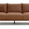 Habitat Moore Leather 4 Seater Sofa - Tan -Sofa Discount Store 1247941 R Z001A