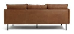 Habitat Moore Leather 4 Seater Sofa - Tan -Sofa Discount Store 1247941 R Z003A