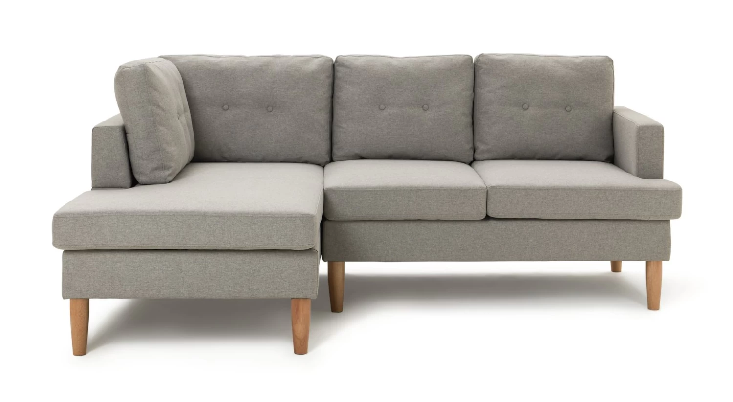 Habitat Joshua Self Assembly Left Hand Corner Sofa - Grey 7 Habitat Joshua Self Assembly Left Hand Corner Sofa - Grey - Image 5