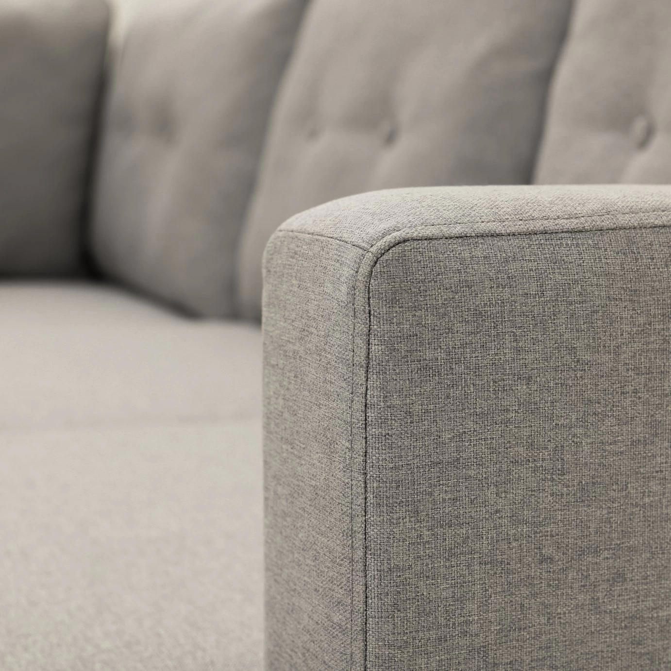 Habitat Joshua Self Assembly Left Hand Corner Sofa - Grey 11 Habitat Joshua Self Assembly Left Hand Corner Sofa - Grey - Image 9