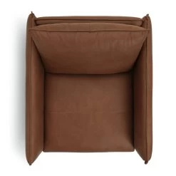 Habitat Moore Leather Armchair - Tan -Sofa Discount Store 1257216 R Z005A