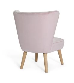 Habitat Alexis Velvet Cocktail Chair - Pink -Sofa Discount Store 1341225 R Z003A
