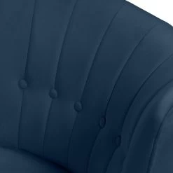 Habitat Alexis Velvet Cocktail Chair - Navy -Sofa Discount Store 1341270 R Z005A