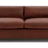 Habitat Chester Leather 3 Seater Sofa - Dark Feet - Tan