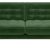 Habitat Fenner Velvet 3 Seater Sofa - Moss Green -Sofa Discount Store 1350443 R Z001A