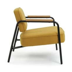 Habitat Jesper Fabric Accent Chair - Yellow 18 Habitat Jesper Fabric Accent Chair - Yellow -Sofa Discount Store 1402047 R Z004A