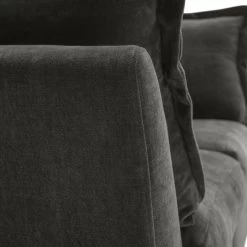 Habitat Jacques Large 3 Seater Sofa - Grey -Sofa Discount Store 1402542 R Z007A