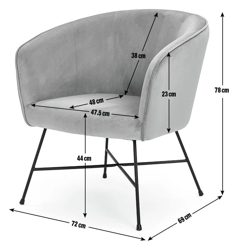 Habitat Jax Metal Accent Chair - Mint Green 6 Habitat Jax Metal Accent Chair - Mint Green - Image 4