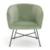 Habitat Jax Metal Accent Chair - Mint Green -Sofa Discount Store 1403950 R Z001A