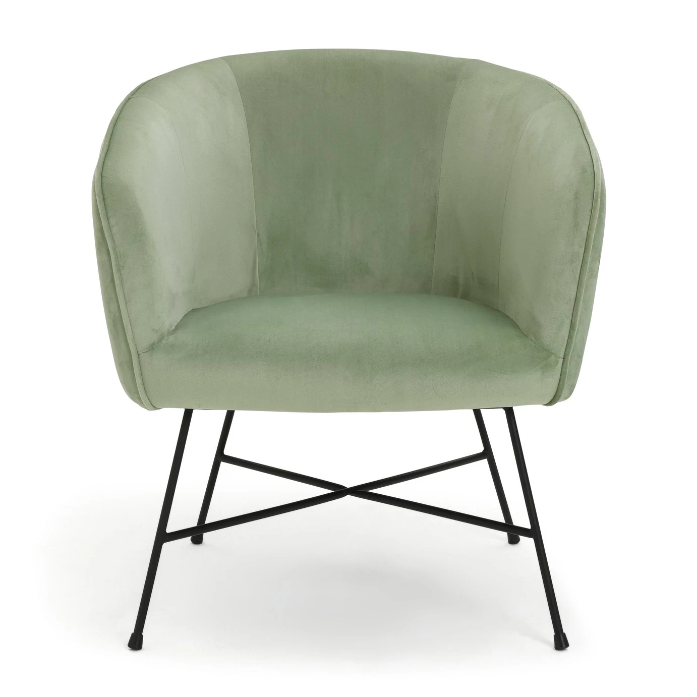 Habitat Jax Metal Accent Chair - Mint Green 3 Habitat Jax Metal Accent Chair - Mint Green
