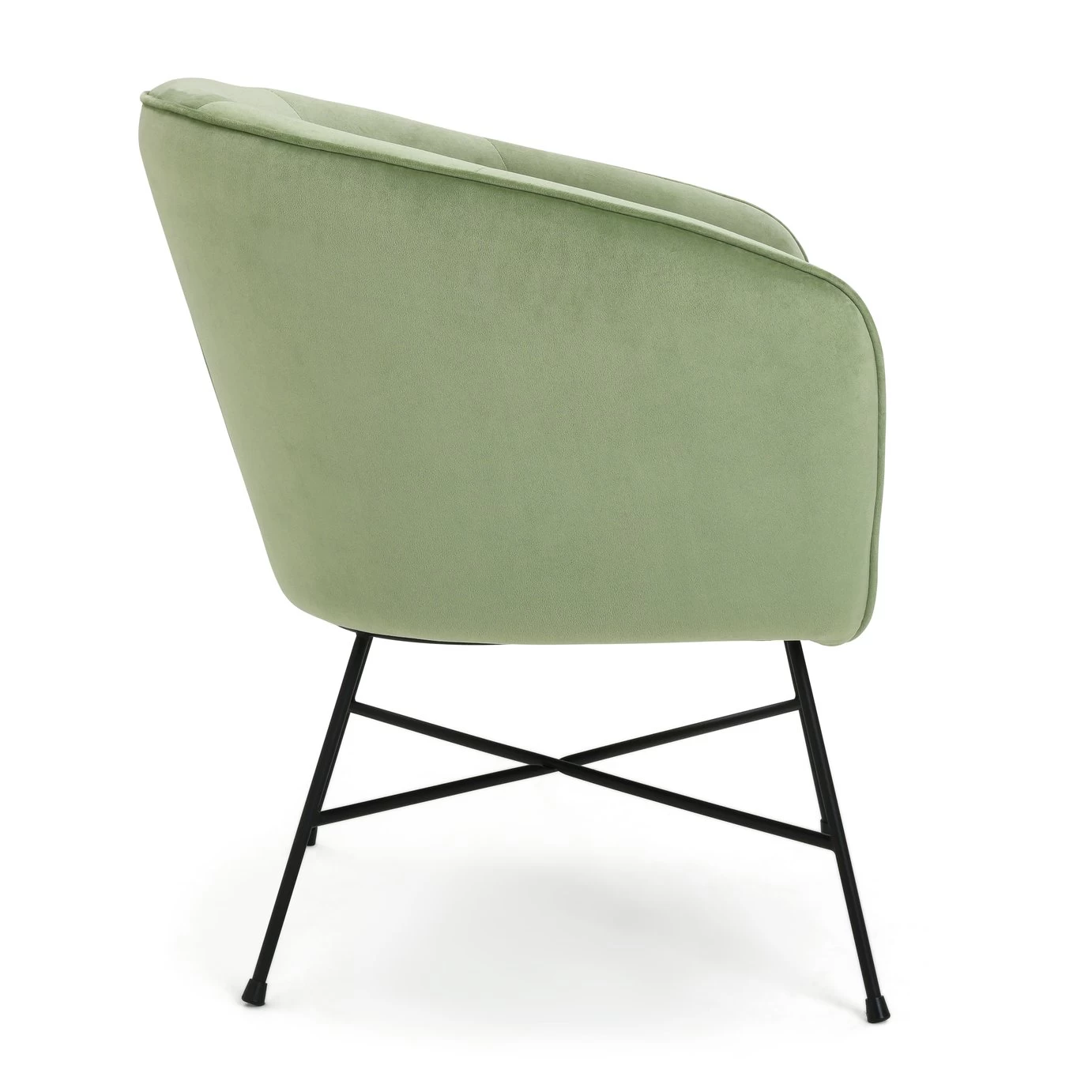 Habitat Jax Metal Accent Chair - Mint Green 9 Habitat Jax Metal Accent Chair - Mint Green - Image 7