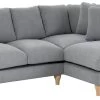 Habitat Carrie Fabric Right Hand Corner Chaise Sofa - Grey -Sofa Discount Store 1486355 R Z001A