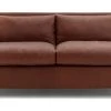 Habitat Chester Leather 2 Seater Sofa - Dark Feet - Tan