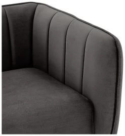 Habitat Lola Velvet Armchair - Charcoal 16 Habitat Lola Velvet Armchair - Charcoal -Sofa Discount Store 1930825 R Z004A