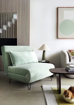 Habitat Roni Single Velvet Chairbed - Mint Green 21 Habitat Roni Single Velvet Chairbed - Mint Green -Sofa Discount Store 1938669 R Z005C