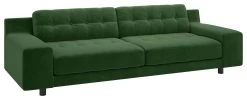 Habitat Hendricks Velvet 4 Seater Sofa - Moss Green -Sofa Discount Store 1938810 R Z008A