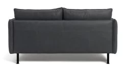 Habitat Moore Leather 2 Seater Sofa - Dark Grey -Sofa Discount Store 1952470 R Z002A