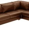 Habitat Eton Leather Left Hand Corner Sofa - Tan -Sofa Discount Store 1958278 R Z001A