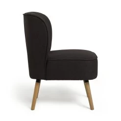 Habitat Eppy Fabric Accent Chair - Charcoal -Sofa Discount Store 1970256 R Z004A