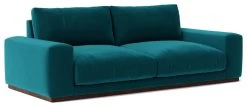 Swoon Denver Velvet 3 Seater Sofa- Kingfisher Blue 15 Swoon Denver Velvet 3 Seater Sofa- Kingfisher Blue -Sofa Discount Store 1972436 R Z003A