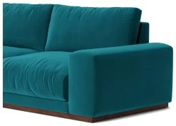 Swoon Denver Velvet 3 Seater Sofa- Kingfisher Blue 13 Swoon Denver Velvet 3 Seater Sofa- Kingfisher Blue -Sofa Discount Store 1972436 R Z005A