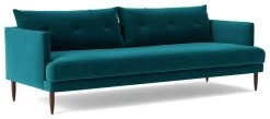 Swoon Kalmar Velvet 3 Seater Sofa- Kingfisher Blue -Sofa Discount Store 1972931 R Z005A