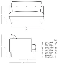 Swoon Kalmar Velvet Cuddle Chair - Ink Blue 12 Swoon Kalmar Velvet Cuddle Chair - Ink Blue -Sofa Discount Store 1974290 R E001