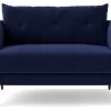 Swoon Kalmar Velvet Cuddle Chair - Ink Blue -Sofa Discount Store 1974290 R Z001A