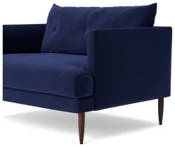 Swoon Kalmar Velvet Cuddle Chair - Ink Blue 15 Swoon Kalmar Velvet Cuddle Chair - Ink Blue -Sofa Discount Store 1974290 R Z005A