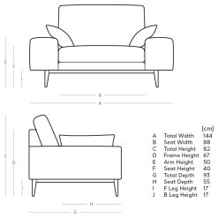 Swoon Tulum Velvet Cuddle Chair - Granite Grey -Sofa Discount Store 1990195 R E001