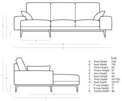 Swoon Tulum Velvet Left Hand Corner Sofa - Kingfisher Blue -Sofa Discount Store 1990360 R E001