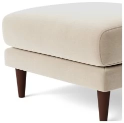Swoon Turin Velvet Ottoman Footstool - Taupe 13 Swoon Turin Velvet Ottoman Footstool - Taupe -Sofa Discount Store 1990638 R Z004A