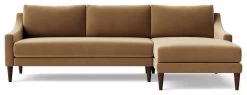 Swoon Turin Velvet Right Hand Corner Sofa - Biscuit 13 Swoon Turin Velvet Right Hand Corner Sofa - Biscuit -Sofa Discount Store 1991527 R Z003A