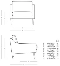 Swoon Turin Velvet Armchair - Burnt Orange -Sofa Discount Store 1991716 R E001