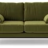 Swoon Tulum Velvet 2 Seater Sofa - Fern Green -Sofa Discount Store 1991905 R Z001A
