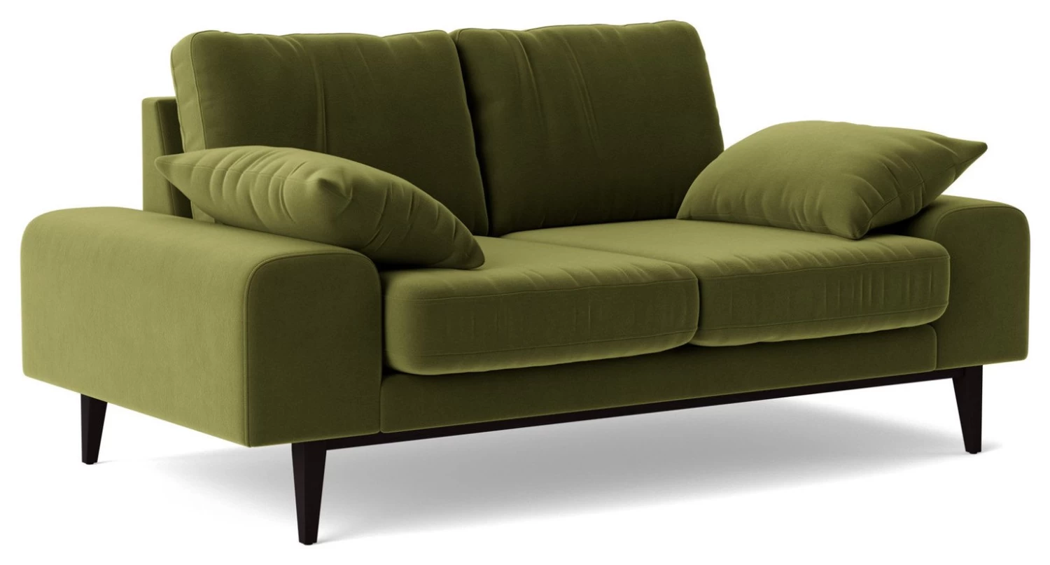 Swoon Tulum Velvet 2 Seater Sofa - Fern Green 10 Swoon Tulum Velvet 2 Seater Sofa - Fern Green - Image 8