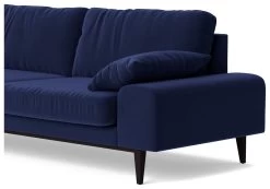 Swoon Tulum Velvet 3 Seater Sofa - Ink Blue -Sofa Discount Store 1992014 R Z004A
