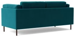 Swoon Munich Velvet 2 Seater Sofa- Kingfisher Blue -Sofa Discount Store 1992210 R Z005A