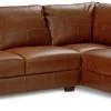 Habitat Salisbury Leather Left Hand Corner Sofa - Tan