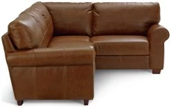 Habitat Salisbury Leather Left Hand Corner Sofa - Tan -Sofa Discount Store 1995183 R Z003A