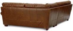 Habitat Salisbury Leather Left Hand Corner Sofa - Tan -Sofa Discount Store 1995183 R Z004A