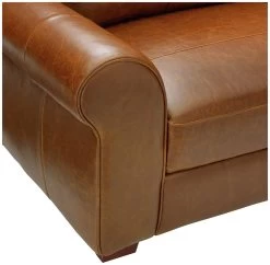 Habitat Salisbury Leather Left Hand Corner Sofa - Tan -Sofa Discount Store 1995183 R Z009A