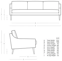 Swoon Turin Velvet 3 Seater Sofa - Silver Grey -Sofa Discount Store 1996106 R E001