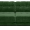 Habitat Hendricks Velvet 3 Seater Sofa - Moss Green -Sofa Discount Store 1996890 R Z001A